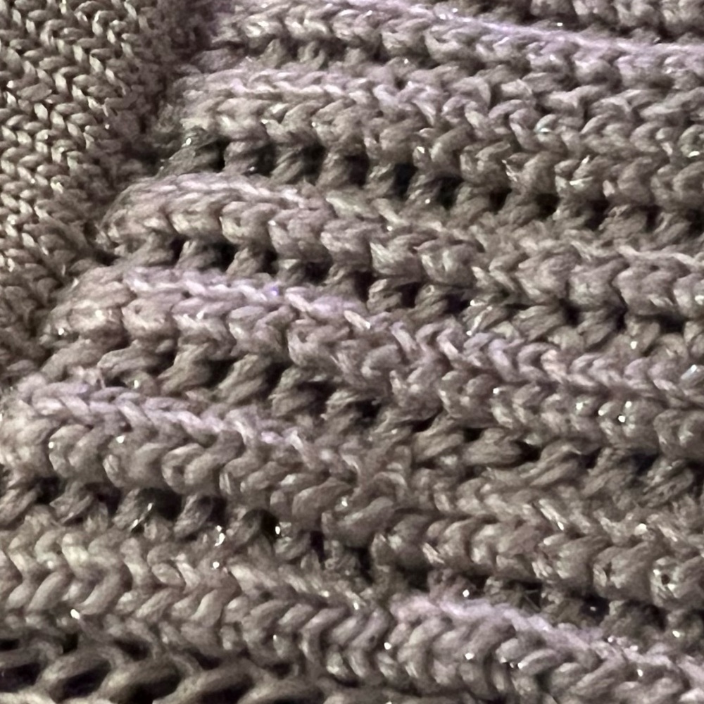 Shimmery Ribbed Cardigan Sweater - Picture 2 of 4